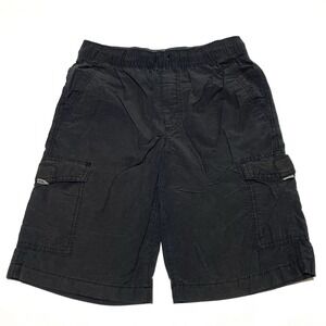 Urban Pipeline Boys Cargo Shorts Black Elastic Waist Size Large 14/16